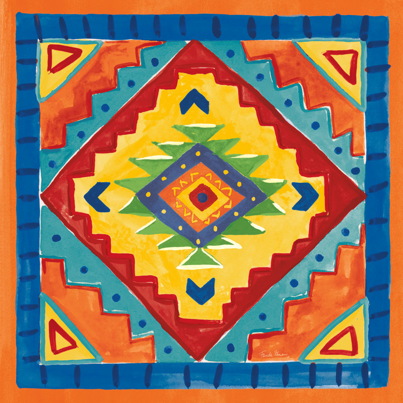 «Loto beaucoup» jaune par Farida Zaman - impression, H 36 po x l 36 po, Toile tendue