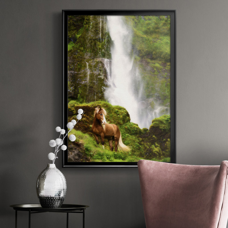 «View At Rest VI», reproduction sur toile encadrée, H 30,5 po x l 22,5 po x P 1 po, Noir