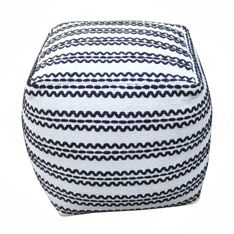 Lani Handcrafted Fabric Pouf