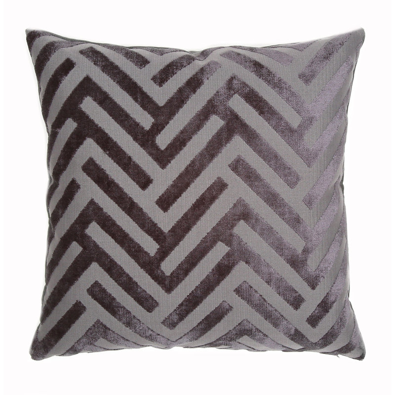 Medina Square Pillow Cover & Insert, Zinc