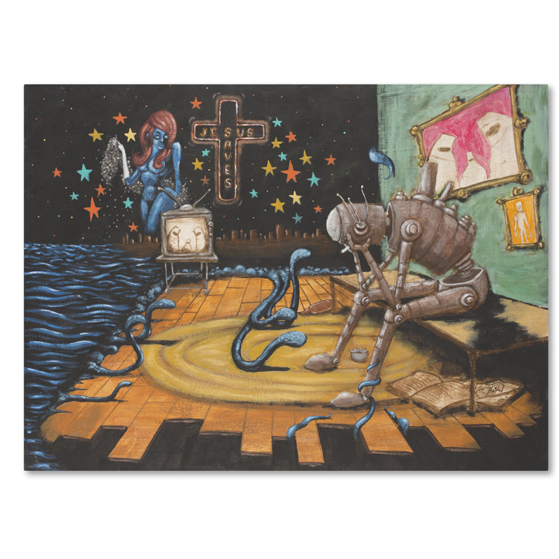 «Jonati Jesus sauves» par Craig Snodgrass, reproduction d'art sur toile tendue, H 14 po x l 19 po x P 2 po