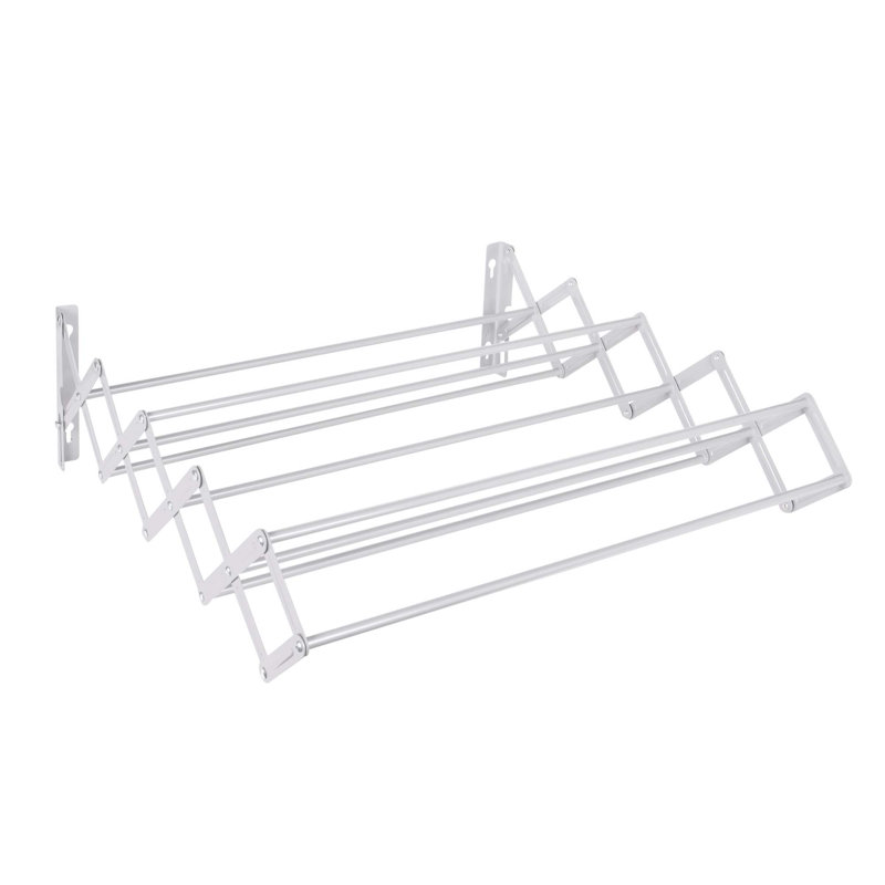 60cm Wall Mounted Clothes Rack, White