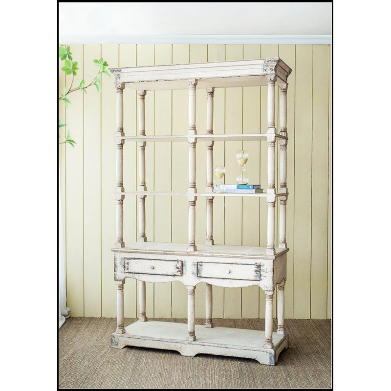 Bibliothèque en bois Adela French Country