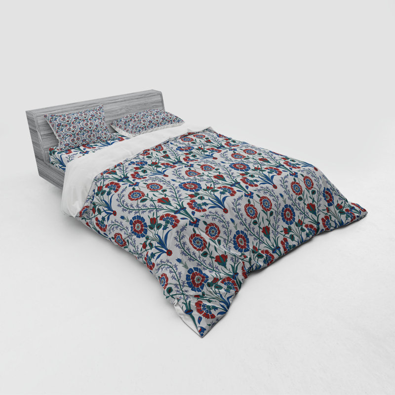 Ensemble de housse de couette marocain, Housse de couette grand + 3 pièces supplémentair