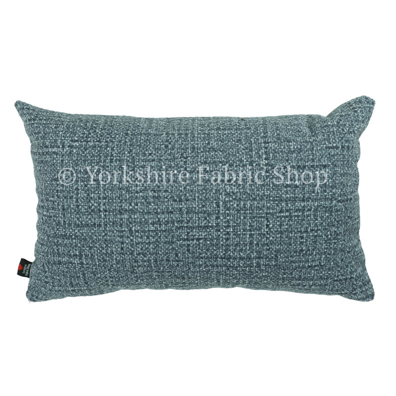 Tapini Rectangular Throw Cushion, Blue, 30cm x 50cm