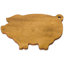 J.K. Planche à découper en forme de cochon Adams pour fromage et charcuterie, érable, 10 po x 12 po