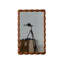 Miroir mural 36,02 po Mid-Century Modern Swirl