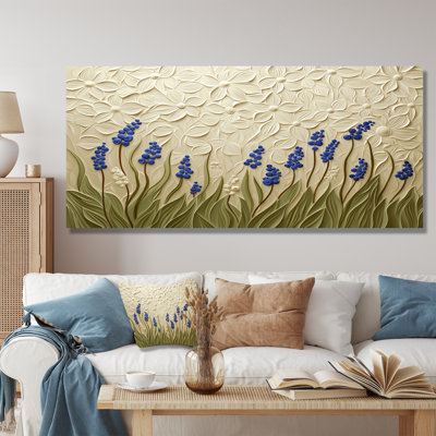Bluebell Forest II - Lily Metal Wall Decor, Modern Metal Print