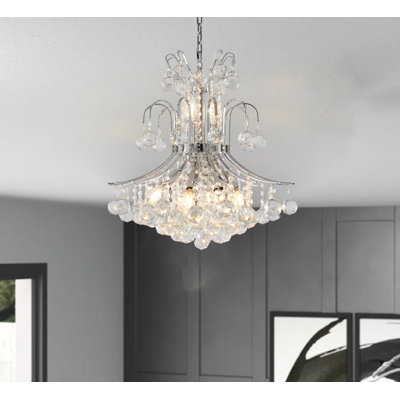 Lustre en cristal 10 lumières Traditional