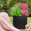Concrete Effect Square Planter, Frostproof Reinforced Stone Outdoor Plant Pot, Garden Planter Box with Drainage Holes-933405708-933405939