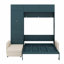 Lit escamotable compact avec canapé et tablettes intégrés-926912685