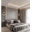1 - Light Dimmable LED Pendant With Clear Crystal Beading-94722950