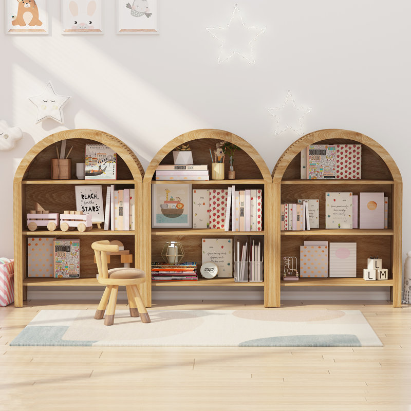 Bibliothèque pour enfants 43,3 "Gadskin, Jaune, 43"