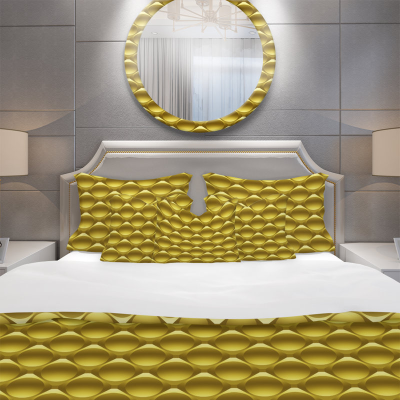 Ensemble de housse de couette glam, Housse de couette très grand + 2 taies décoratives