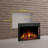 Black Electric Fireplace Insert-668684879