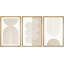 "Mid-Century Modern Boho" Duotone Beige Abstract Lines-73227861-119460497