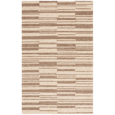 Tapis rayé en jute de coton Esen