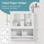 Armoire à pharmacie avec capteur de mouvement à DEL avec rangement ouvert et caché, organisateur mural polyvalent pour salle de bain, cuisine, salle de lavage