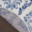 Bleu Damas businge/Tapis décoratif blanc-550308405
