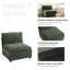 Fauteuil d'appoint sans accoudoirs Lauretta-130047789