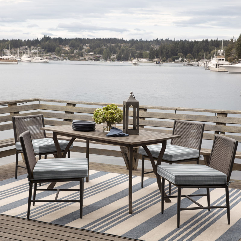 ARDEN Outdoor Seat Cushion, Pebble Gray
