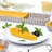 CHEFMADE Rectangle Tart Pan, 5x14-Inch with Removable Loose Bottom Non-Stick Oblong Quiche Bakeware