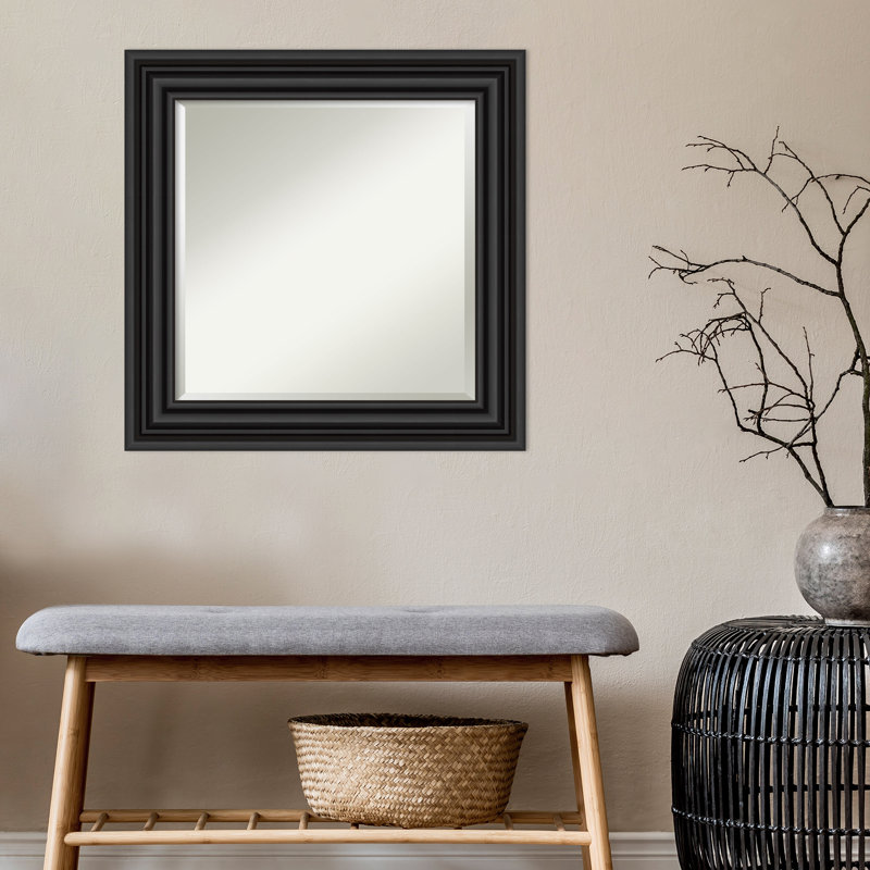Miroir mural biseauté Lago, 26 po x 26 po