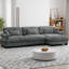 Canapé modulaire en L surdimensionné en velours avec repose-pieds mobile Comfort-599157271