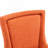 Of 2 Orange Chairs, Ultra Side Style, Thickened Fabric, Solid Wood Legs, 35.17 In. Height, 21.17 Width Dining 2Pcs, Fabric Seat, Bronze Nail Head, Orange,-1893114229