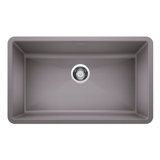 Precis SILGRANIT 32" L X 19" W Super Single Undermount Kitchen SInk