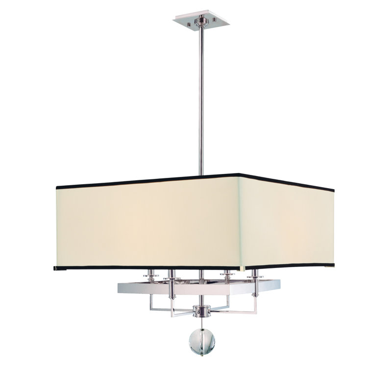 Gresham Park Pendant, 21" x 24" / Polished Nickel