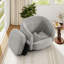 Fauteuil d'appoint pivotant moderne de 38 po de large avec rangement sous le siège et 2 coussins amovibles (ensemble de 3)-821384562