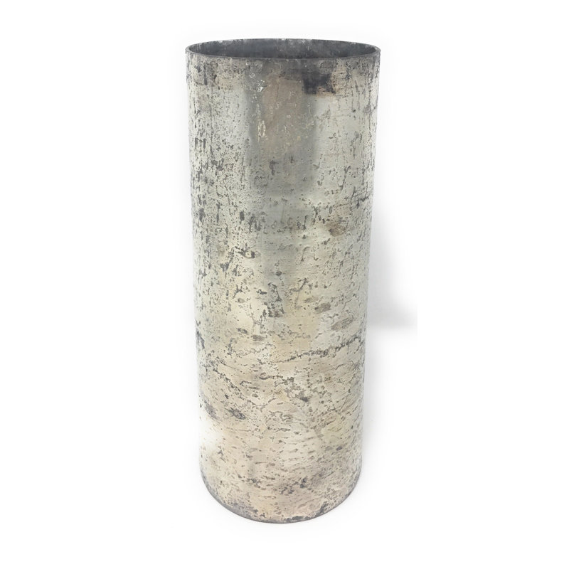 Vase de table en verre cylindrique Castilla, H 9 po x l 4 po x P 4 po