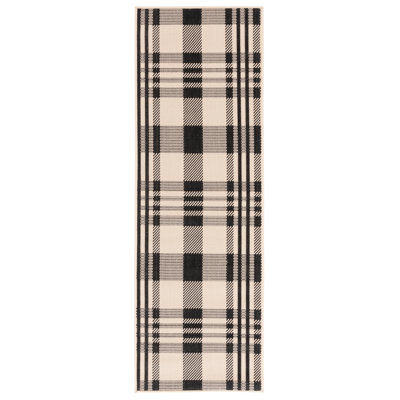 andish Plaid Indoor / Outdoor Area Rug