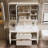 Modern cream-style bathroom cabinet