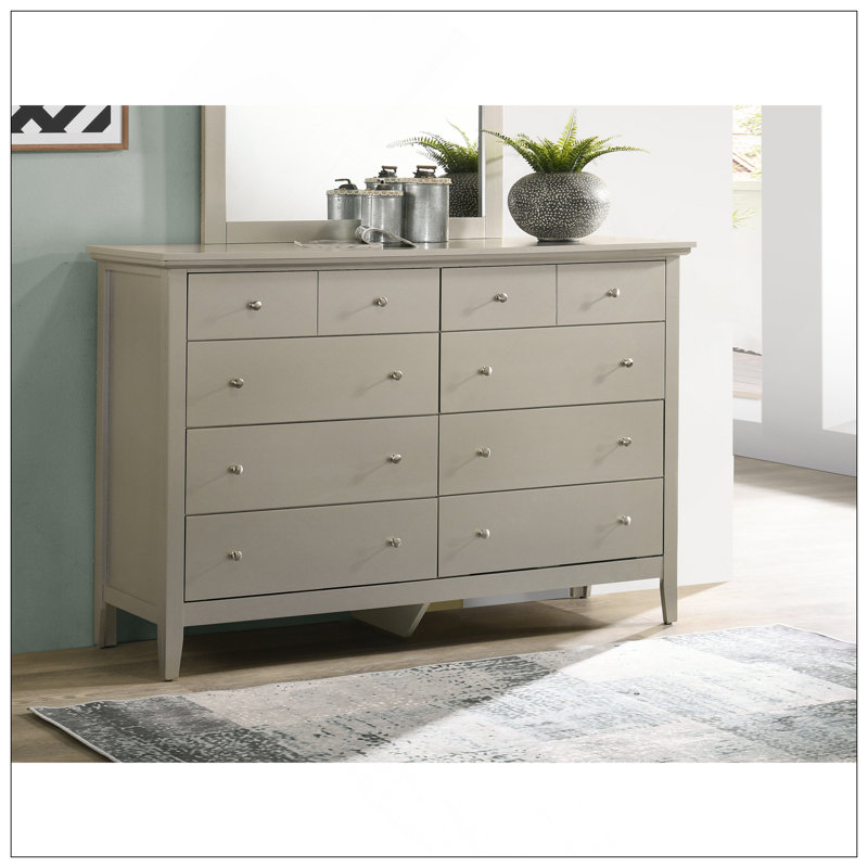 Commode Hammond, champagne argenté