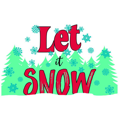 " Let It Snow Retro "