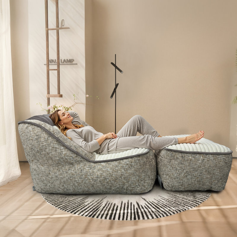 Polyester Refillable Bean Bag Lounger
