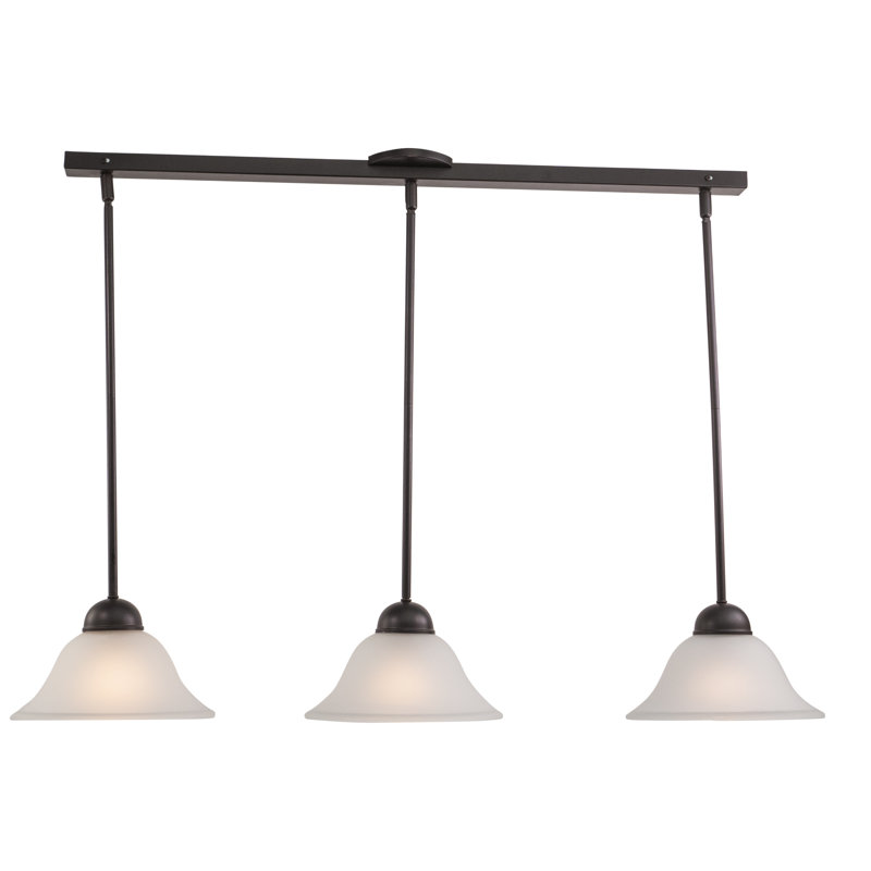 Offerman 3 - Light Kitchen Island Pendant, Oil Burnished Bronze