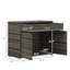 Armoire à jouets et porte-serviettes pour l'extérieur Outsunny