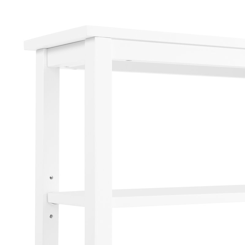Belz 27" Wide 65" Height Traditional Style Over The Toilet Organizer With 3 Open Shelves