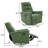 Liora Modern Chenille Recliner Chair with 8-Point Massage, Rocking & Swivel Base, Adjustable Backrest-618867809