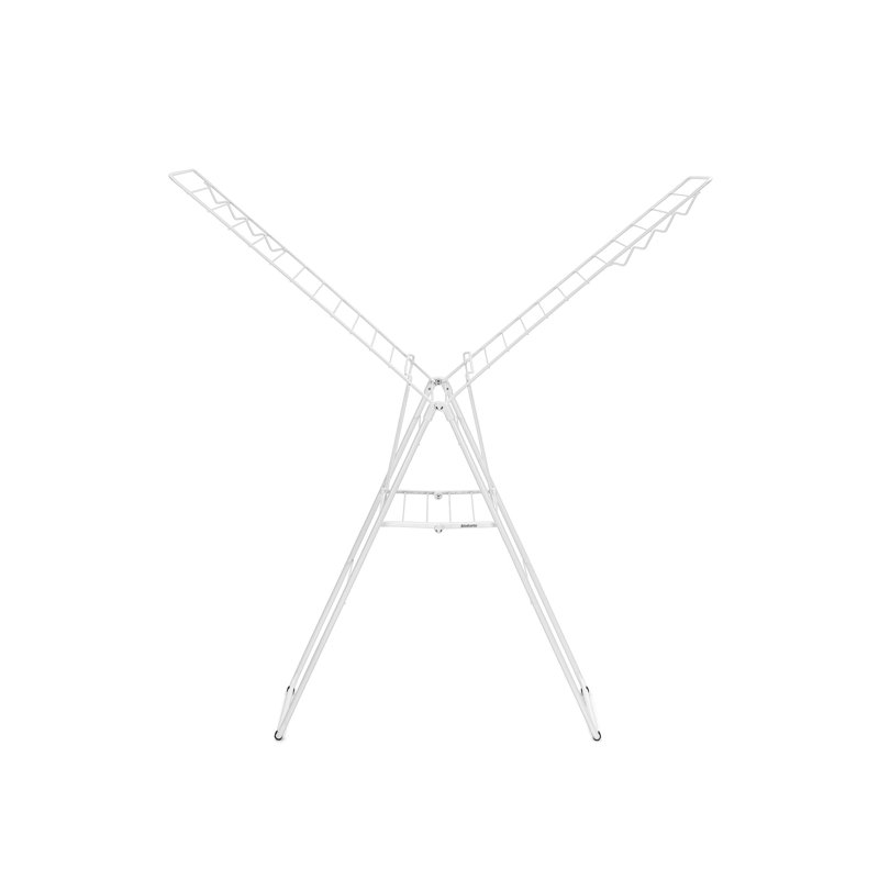 Brabantia Hangon 25 m Folding Drying Rack, White