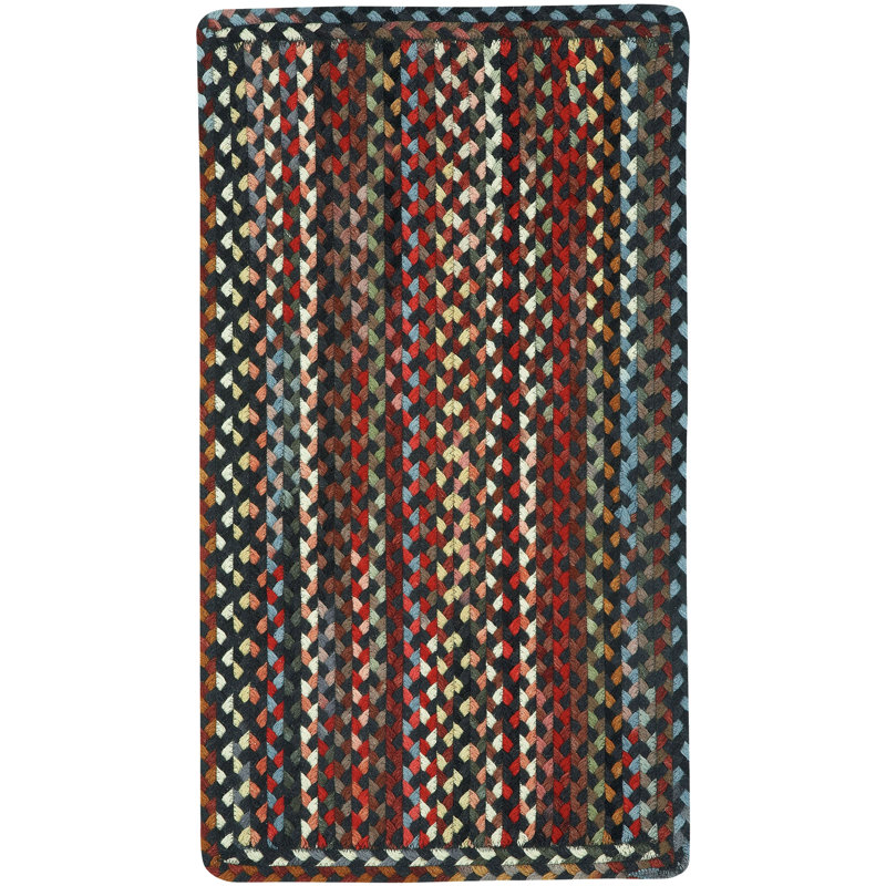 Burbank Wool Indoor Rug, Vertical Stripe Rectangle 4' x 6'