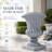 Antique Pedestal Urn Planter, Lightweight Concrete MgO Clay Plant Pot with Drainage, Rustic French Country Front Door Flower Pot-1295326656