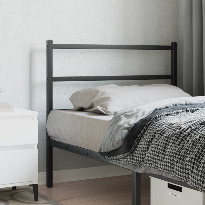 Asila Upholstered Headboard, Black