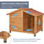 TRIXIE Natura Weatherproof Outdoor Dog House with Raised Floor-1543015643