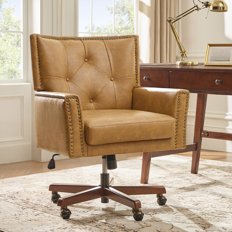 Chaise de bureau pivotante 360 ° Meroy, Chameau