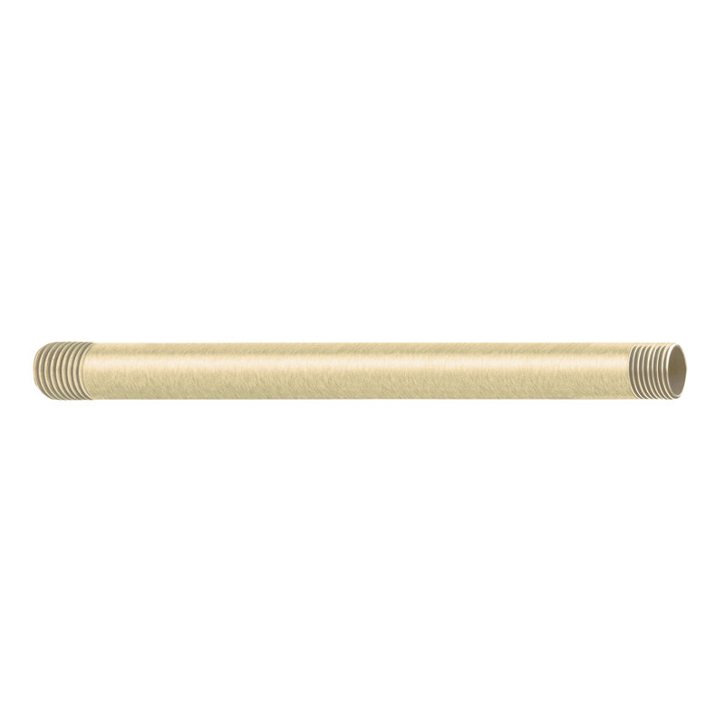 Bras de douche droit 12 po, Nickel brossé