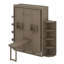 Lit escamotable avec armoire murale cachée-1752236569